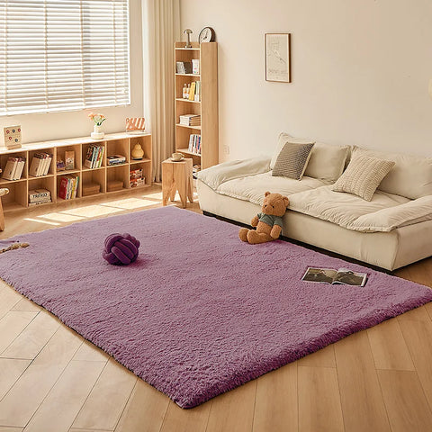 Navak Carpet Soft Lamb Wool Carpet For Children's Bedroom Foot Rugs Fluffy Plush Game Crawling Mat Balcony Cushion Home Decoration Pet Mats