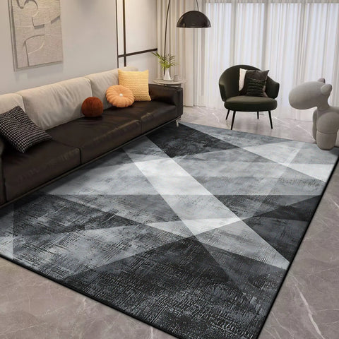 Navak Carpet Modern Geometric Carpet Living Room Luxury 160x230 Large Area Rugs for Bedroom Decoration Soft Non-slip Floor Mat for Kids Room