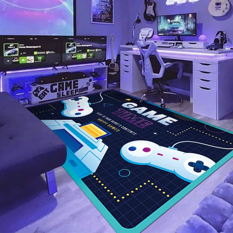 Navak Carpet Exclusive Picks Cyberpunk Household Gaming Machine Race Room Swivel Chair Carpet Non-Slip, Dirt-Proof And Easy To Take Care Of Home Decor