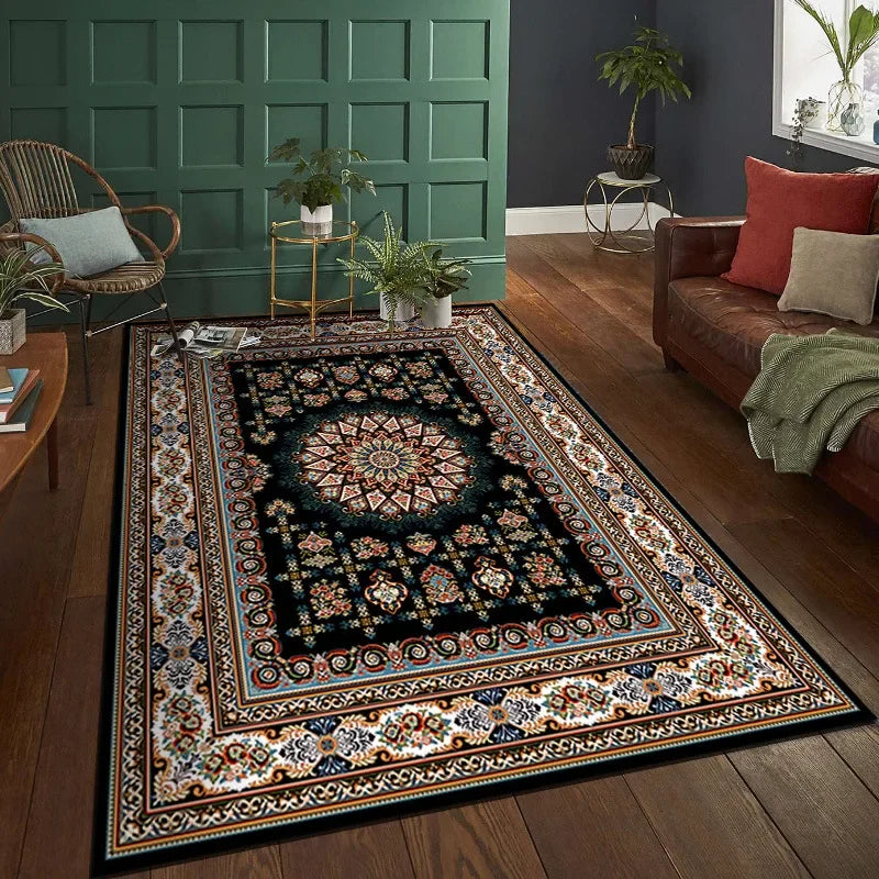 Navak Carpet Exclusive Picks American Persian Living Room Carpet Crystal Velvet 40*60CM Hotel Home Bedroom Carpeted Exotic Nationalities Windswept Rug
