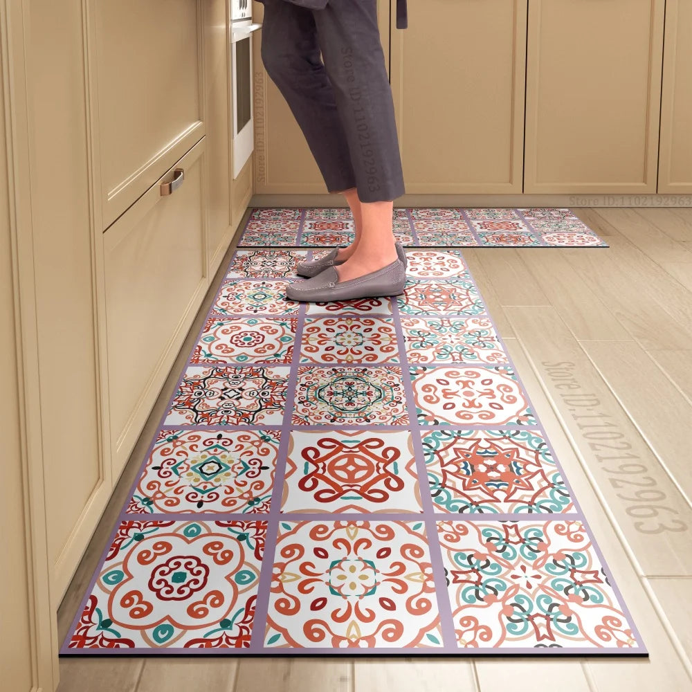 Navak Carpet Non-slip Kitchen Mat Long Rugs Crystal Velvet Carpet for Living Room Absorbent Foot Mats Bedroom Doormat Alfombra Small Rugs