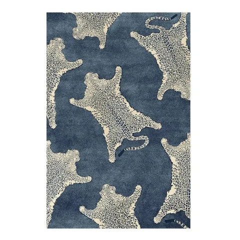 Navak Carpet Modern Nordic Living Room Carpet Artistic Leopard Print Rug Home Decoration Comfortable Soft Bedroom Bedside Non-slip Floor Mat