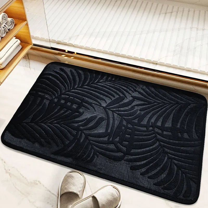 Navak Carpet Absorbent Non-slip Bathroom Rug Memory Cotton Bathrooms Floor Rugs Bath Mat Living Room Bedroom Kitchen Home Carpet