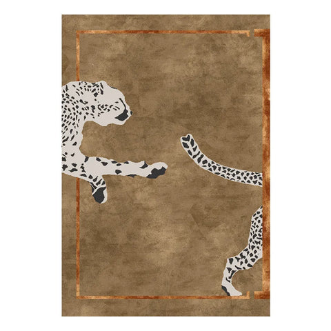 Navak Carpet Light Luxury Plush Lounge Rug Home Bedroom Decor Leopard Print Carpet Thicken Study Non-slip Mat Nordic Carpets for Living Room