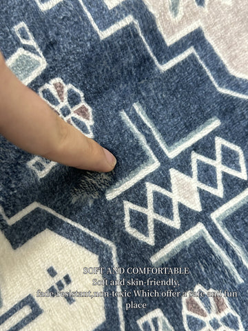 Navak Carpet Exclusive Picks American Outdoor Paw Print Floor Mat Blue Brown Entry Blanket Entryway Pet Family Doormat Home Decoration