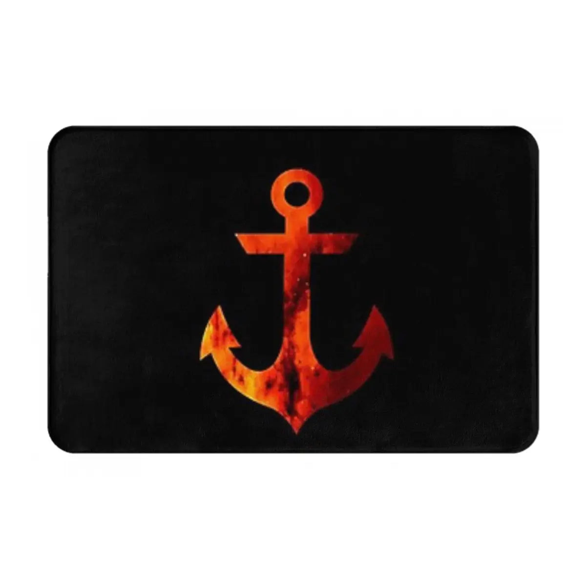 Navak Carpet Anchor Nautical White & Navy Anti-slip Doormat Floor Mat Cushion Carpet Rug for Kitchen Entrance Home Bathroom Living room Mats