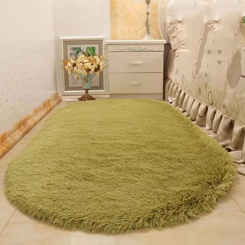 Navak Carpet Tie-dyed New Non Slip Imitation Wool Long Hair Carpet Floor Protection Bedroom Mats Faux Fur Sheepskin Rug Soft Rugs