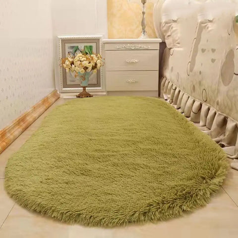 Navak Carpet Tie-dyed New Non Slip Imitation Wool Long Hair Carpet Floor Protection Bedroom Mats Faux Fur Sheepskin Rug Soft Rugs
