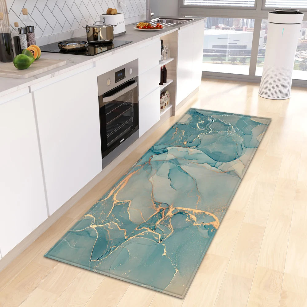 Navak Carpet Entrance Doormat Kitchen Carpet Bedroom Floor Balcony Decoration Long Rug Custom Made Home Bath Door Hallway Anti-Slip Foot Mat