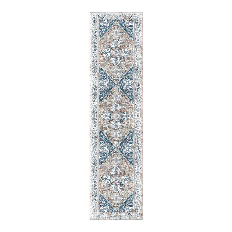 Navak Carpet Exclusive Picks Persian Style Cashmere Wash Back Rug Foldable Machine Washable Bedroom Rug Bedside Rug Hallway Aisle Rug Home Decor