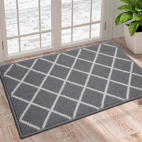 Navak Carpet Olanly Door Mat Dirt Resistant Entrance Foot Mat Outdoor Soft Kitchen Rug Non-Slip Floor Carpet Absorbent House Welcome Doormat