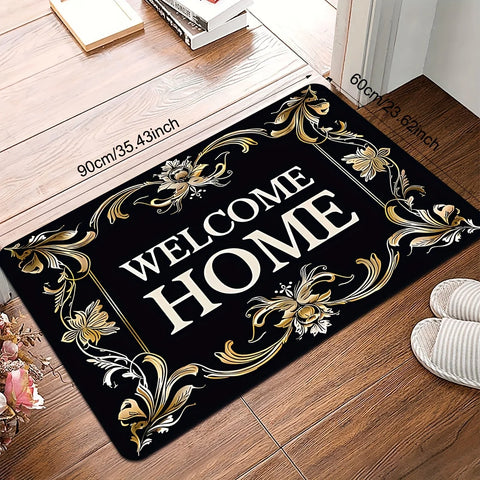 Navak Carpet Welcome Home Doormat Durable Non Slip Entrance Rug Perfect for Indoor Outdoor Use Adds Unique Charm to Your Doorway