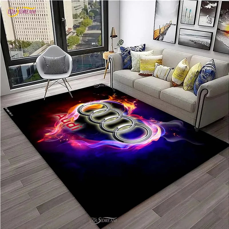 Navak Carpet Racing Car Carpet for Living Room Bedroom Rug Kitchen Door Kids Un-slip Floor Mats Birthday gift photography props Alfombra Rug