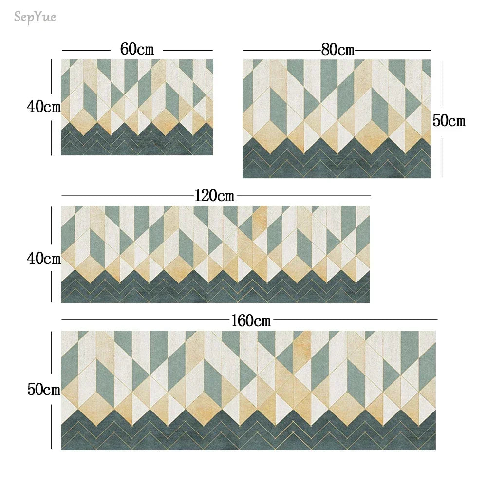 Navak Carpet Kitchen Mat Carpet for Floor Home Entrance Doormat Bedroom Living Room Decor Bedside Rug Hallway Balcony Bathroom Anti-Slip Mat
