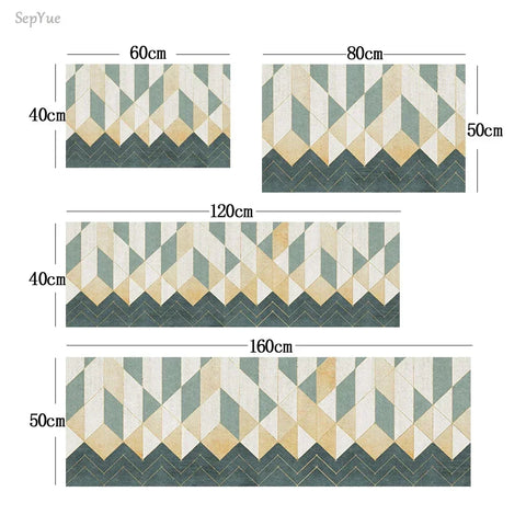 Navak Carpet Kitchen Mat Carpet for Floor Home Entrance Doormat Bedroom Living Room Decor Bedside Rug Hallway Balcony Bathroom Anti-Slip Mat
