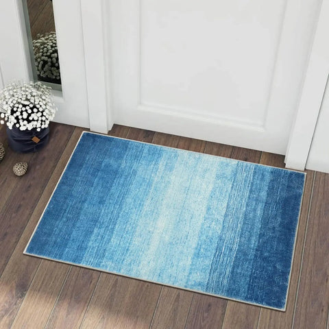 Navak Carpet Exclusive Picks 1PC Modern Gradient Crystal Velvet Carpet Cute Girl Room Decoration Blanket Non-Slip Entrance Doormat Home Decoration