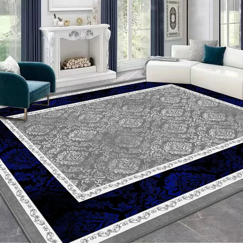Navak Carpet Light Luxury Rugs for Bedroom Anti-slip Bedside Rug Large Area Living Room Decoration Soft Carpet Washable Cloakroom Floor Mat