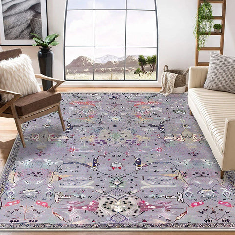 Navak Carpet Fluffy Short Large Area Living Room Rugs Persian Retro Decoration Home Bedroom Carpet 200x300 Lounge Bedside Non-slip Floor Mats