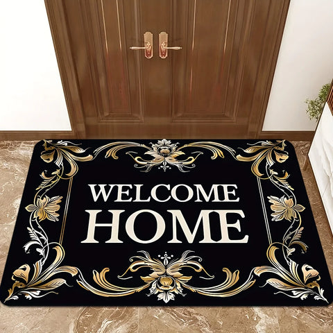 Navak Carpet Welcome Home Doormat Durable Non Slip Entrance Rug Perfect for Indoor Outdoor Use Adds Unique Charm to Your Doorway