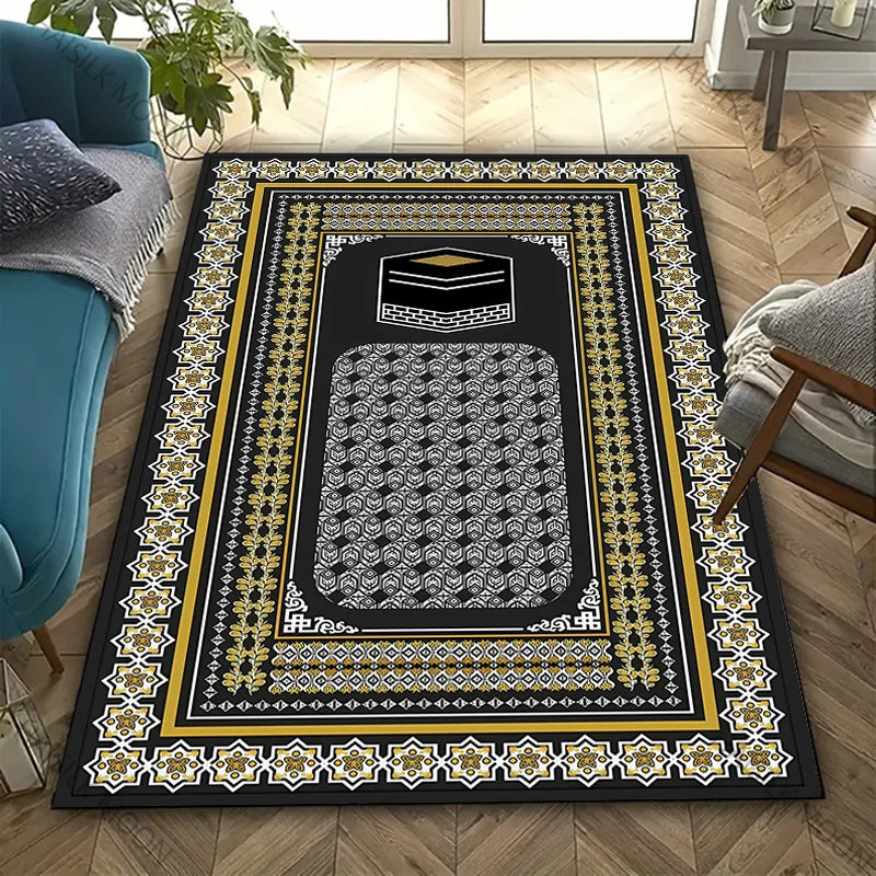 Navak Carpet Muslim Prayer Non-slip Carpet Room Mat Living Room Bedroom Sofa Large Area Mat Daily Prayer Soft Carpet Ramadan Gift for Friend