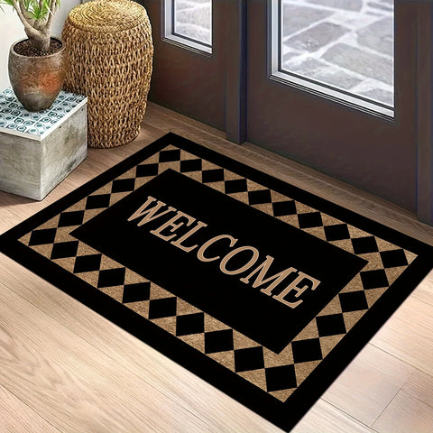 Navak Carpet 1pc Non Slip Welcome Doormat Machine Washable Soft Durable 100 Polyester Modern Home Decor Entryway Rug Fashion Comfort