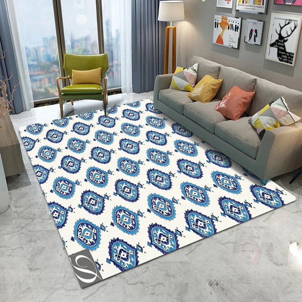Navak Carpet Sofa Coffee Table Carpet Nordic Style Large Area Rug Soft Bedroom Non-Slip Floor Mat Modern Simple Living Room Decorated Carpets