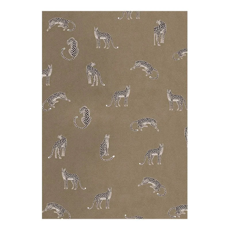 Navak Carpet Light Luxury Plush Lounge Rug Home Bedroom Decor Leopard Print Carpet Thicken Study Non-slip Mat Nordic Carpets for Living Room
