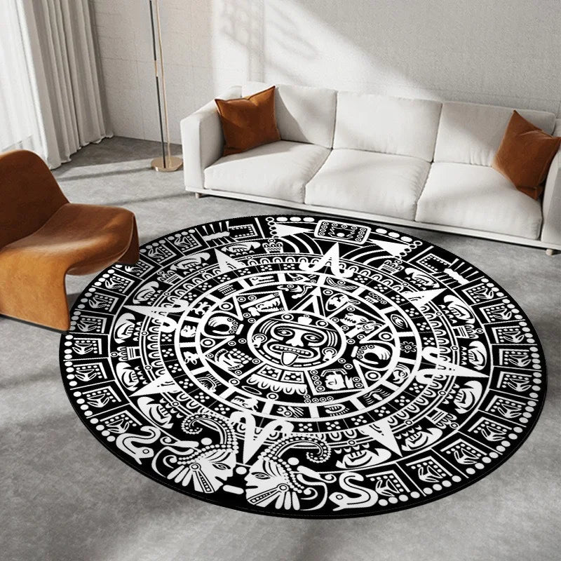 Navak Carpet Daily Picks Disney Captain America Circular Mat Living Room Sofa Carpet Tea Table Bedroom Bedside Enter Door Rug Fashion Home Dcor