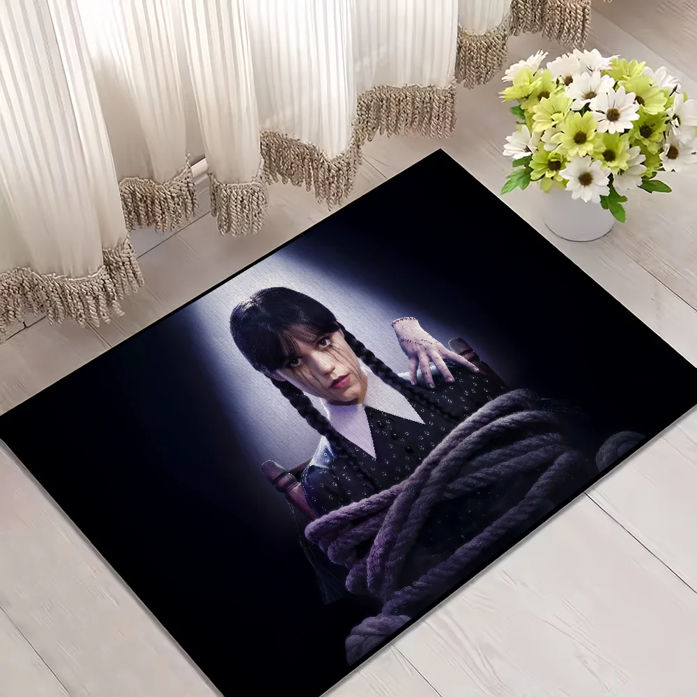 Navak Carpet horror movie W-WednesdayS-2 small carpet Rug Carpet Home Decor Bedroom Mat Hallway Balcony Carpet Entrance Doormat Decoration