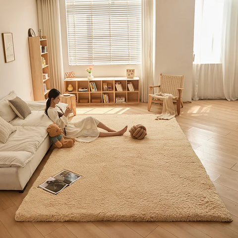 Navak Carpet Soft Lamb Wool Carpet For Children's Bedroom Foot Rugs Fluffy Plush Game Crawling Mat Balcony Cushion Home Decoration Pet Mats