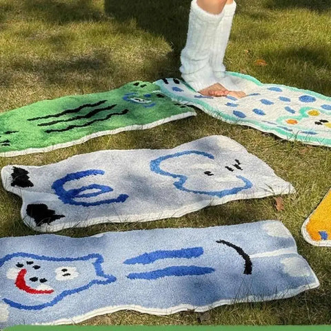 Navak Carpet Exclusive Picks Faux Cashmere Carpet Animals Entry Door Mat Entry Foot Mat Bathroom Rug Toilet Entryway Mat Non-Slip Washable Home Decor