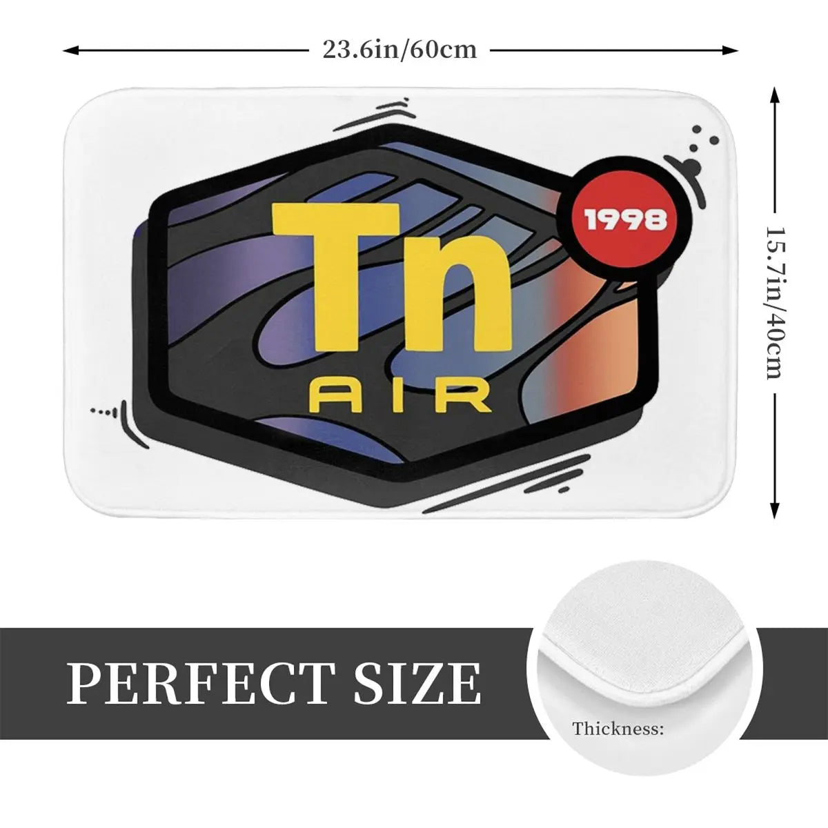 Navak Carpet Air Max TN Plus Non-slip Doormat Floor Mat Durable Carpet Rug for Kitchen Entrance Home Bedroom Footpad Mats