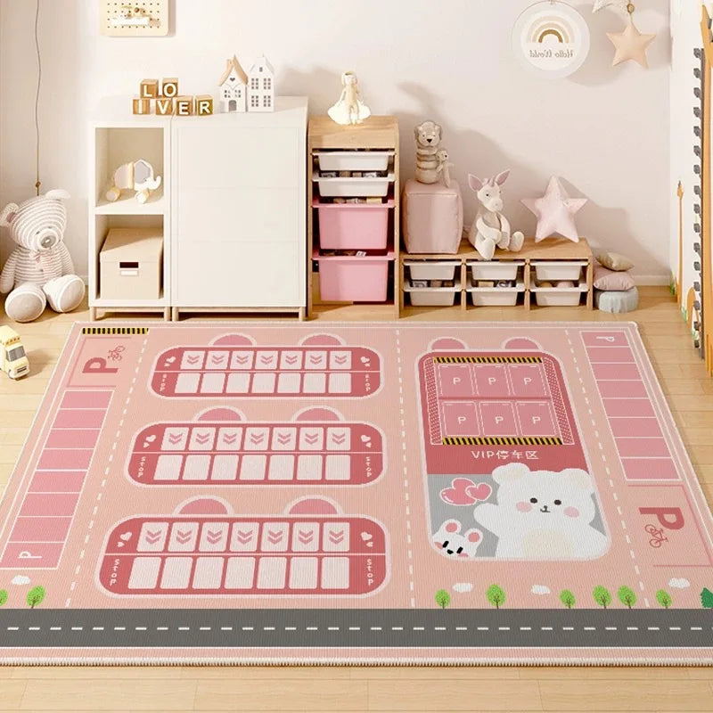 Navak Carpet Exclusive Picks Children's Room Play Area Carpet Living Room Bedroom Children's Car track Digital puzzle game mat Baby play crawl mat