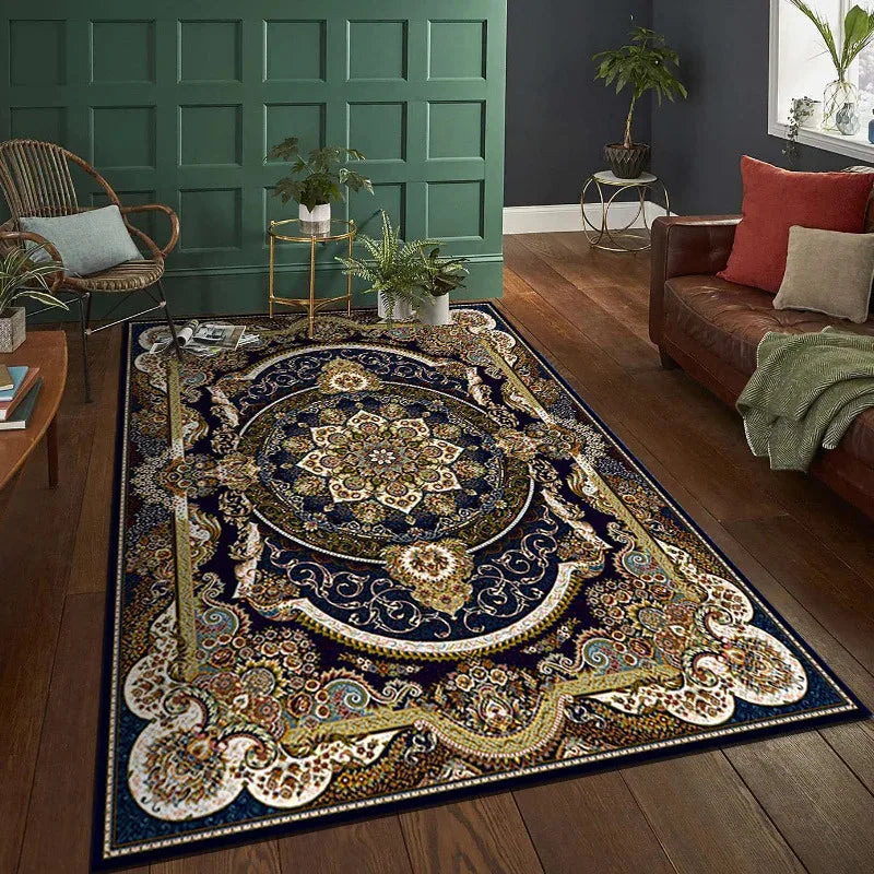 Navak Carpet Exclusive Picks American Persian Living Room Carpet Crystal Velvet 40*60CM Hotel Home Bedroom Carpeted Exotic Nationalities Windswept Rug