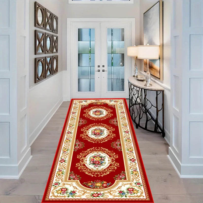Navak Carpet Exclusive Picks Crystal Velvet Soft And Non-Slip Vintage Boho Persian Carpet Laundry Room Hallway Kitchen Living Room Bedroom Mat