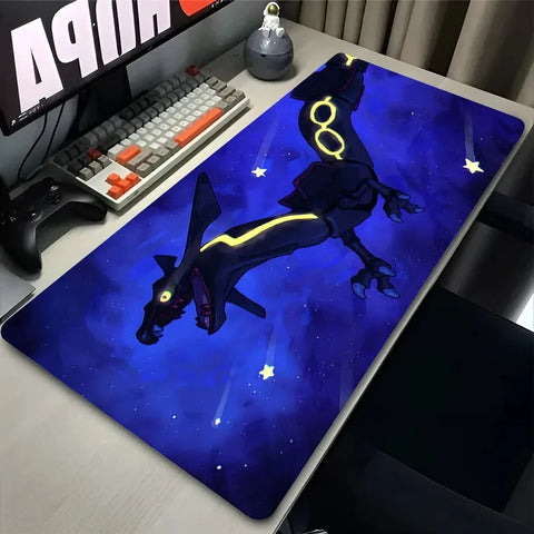 Navak Carpet Green Dragon Clouds Mouse Pad XXL PC Japan Anime R-rayquaza Mousepad Laptop P-pokemons Gamer Keyboard Rug Cool Desk Mat Carpet