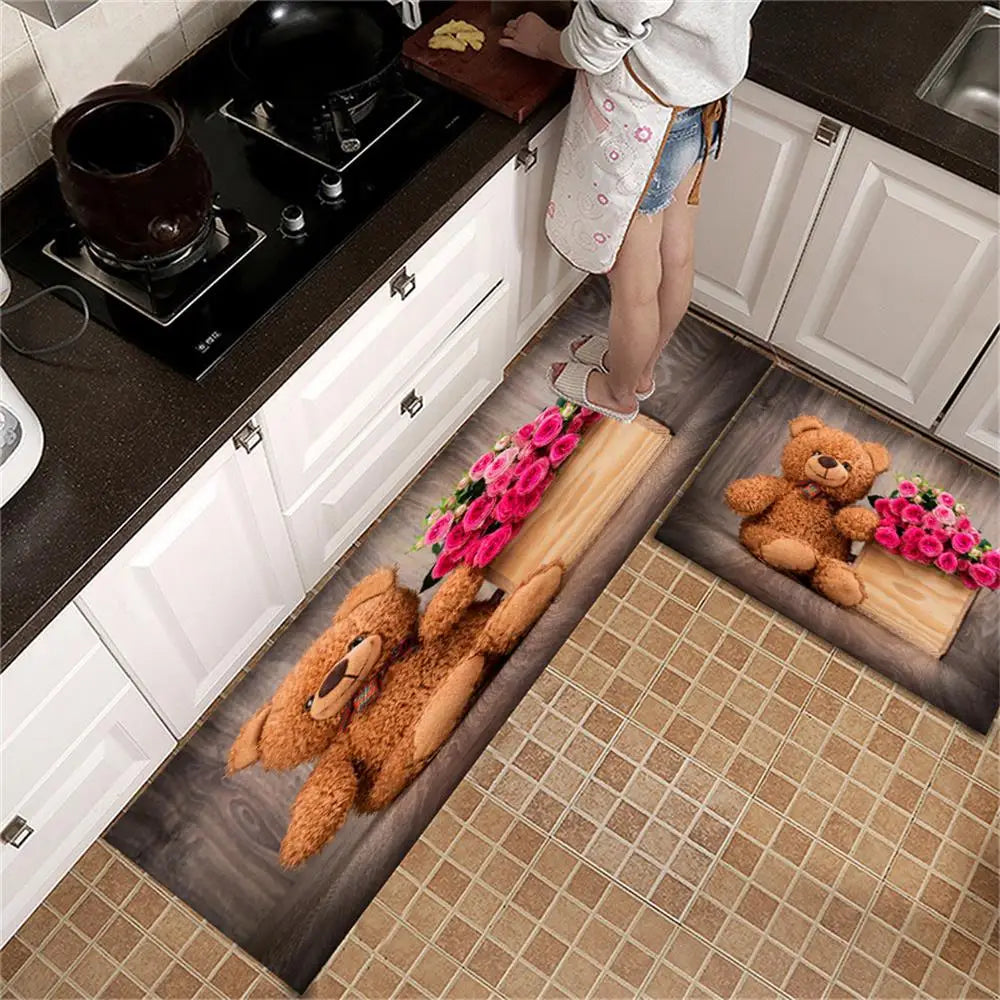 Navak Carpet Kitchen Rug Durable Home Entrance Doormat High-end Kitchen Mats for Floor Waterproof House Hold Washable Non-slip Large Carpet