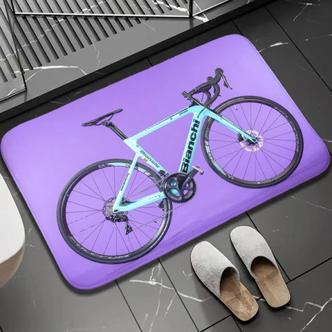 Navak Carpet 1Pc Bikers Indoor Outdoor Doormat Non Slip Bike Print Home Decor Carpet For Kitchen Bedroom Bath Foot Rugs Washabel Floor Mat
