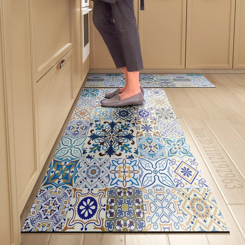 Navak Carpet Non-slip Kitchen Mat Long Rugs Crystal Velvet Carpet for Living Room Absorbent Foot Mats Bedroom Doormat Alfombra Small Rugs