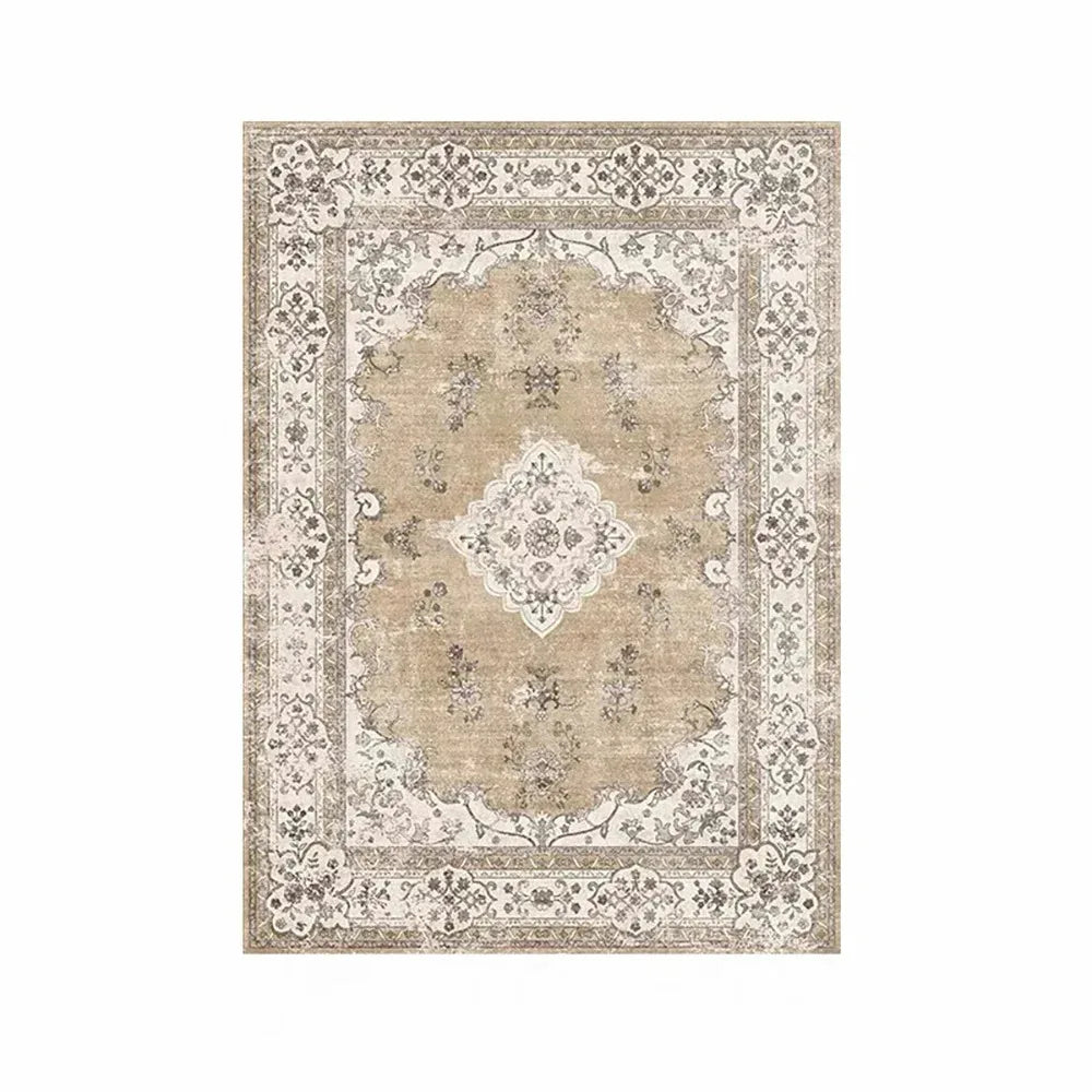 Navak Carpet MBG23Exclusive Picks Bohemian Faux Wool Rug - Ultra-Thin, Stain-Resistant,Non-Slip Carpet for Study Room & Living Room,Soft Floor Mat4Fb&