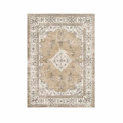 Navak Carpet MBG23Exclusive Picks Bohemian Faux Wool Rug - Ultra-Thin, Stain-Resistant,Non-Slip Carpet for Study Room & Living Room,Soft Floor Mat4Fb&