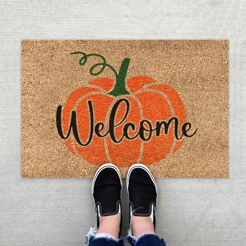 Navak Carpet Daily Picks DISNEY Sofa Autumn Welcome Carpet Door Pumpkin Floor Fall Seasonal Mat Thanksgiving Halloween Indoor Fuzzy Rugs Decorate
