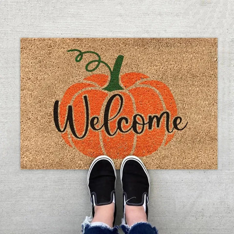 Navak Carpet Daily Picks DISNEY Sofa Autumn Welcome Carpet Door Pumpkin Floor Fall Seasonal Mat Thanksgiving Halloween Indoor Fuzzy Rugs Decorate