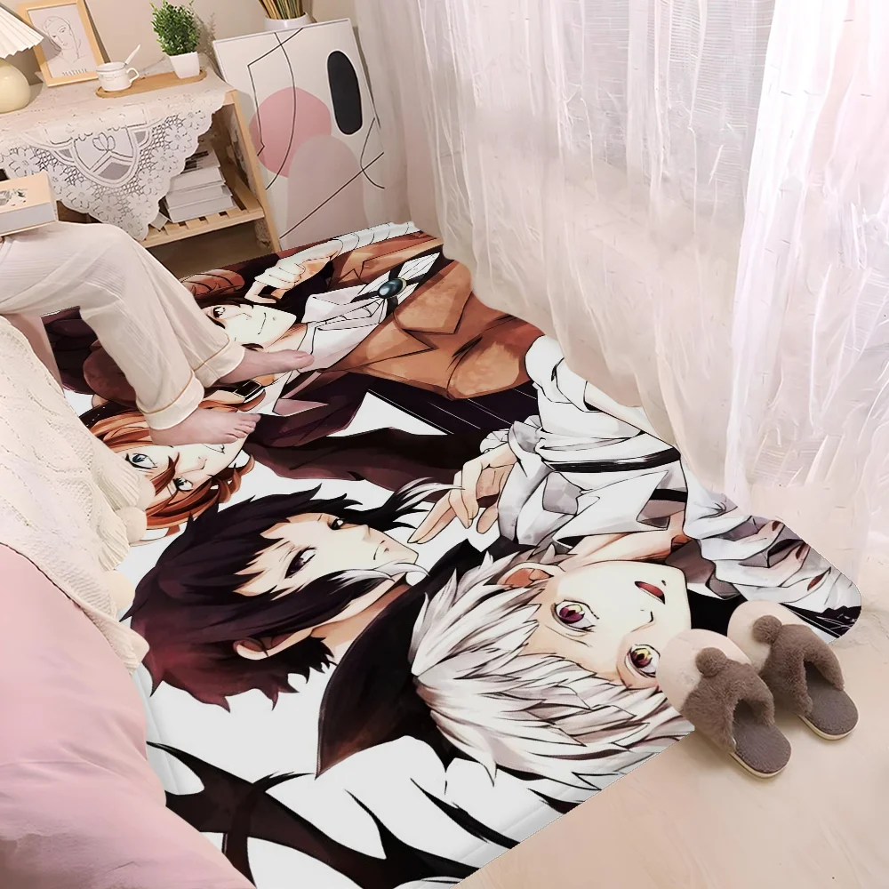 Navak Carpet Bungo Stray Dogs Room Mats Retro Multiple Choice Living Room Kitchen Rug Non-Slip Welcome Rug