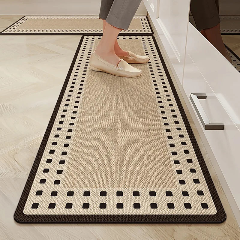 Navak Carpet Kitchen Floor Mat Absorbent Non-slip Carpet Diatom Mud Long Foot Mats Minimalist Style Home Decoration Rug Alfombras De Cocina