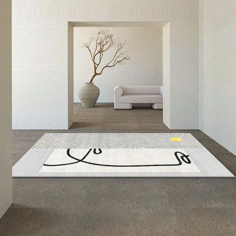 Navak Carpet Japanese Wabi-sabi Living Room Carpet Modern Nordic Leisure Mat Bedroom Decor Rugs for Bedroom Moderne Home Dekoration