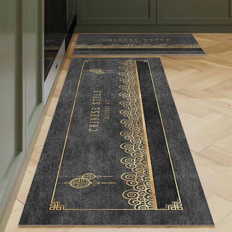 Navak Carpet Polyster Kitchen Carpet Mats for Floor Bedroom Living Room Area Rug Soft Washable Carpet Anti Slip Bathroom Entrance Doormat