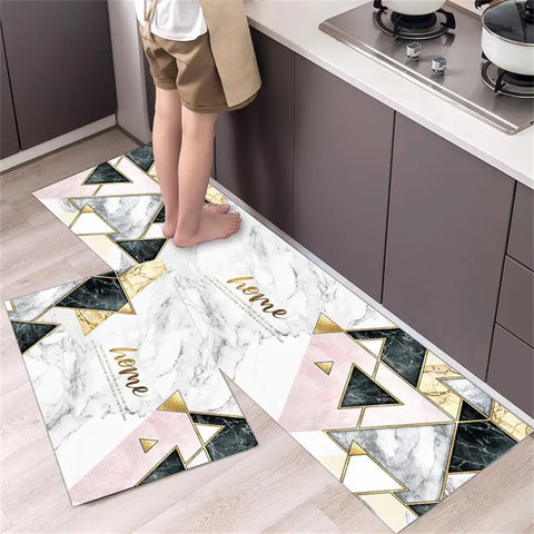 Navak Carpet Kitchen Carpet Mats for Floor Bedroom Living Room Long Bedside Area Rug Soft Washable Carpet Anti Slip Bathroom Entrance Doormat