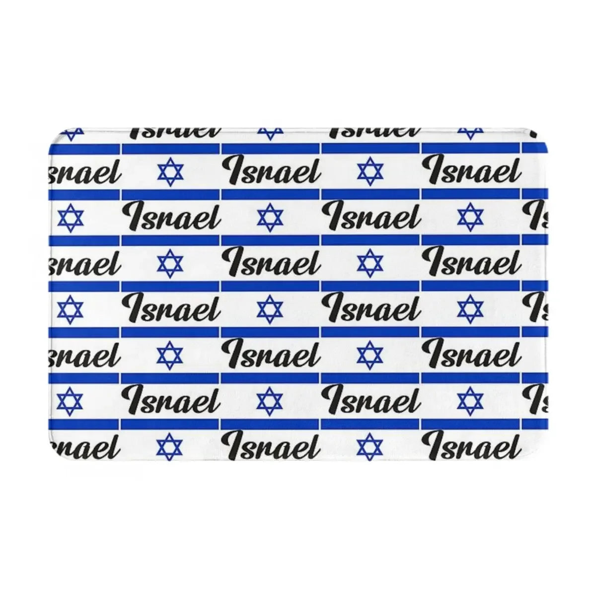Navak Carpet Israel Flag Anti-slip Doormat Floor Mat Sand Scraping Carpet Rug for Kitchen Entrance Home Bathroom Living room Footpad Mats