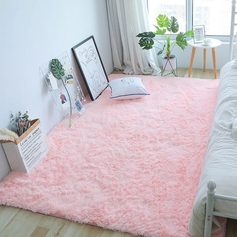 Navak Carpet Grey Living Room Large Carpet Hall Coffee Table Floor Mat 160x230 Children's room Bedroom Long Hair Fluffy Floor Covering Rugs